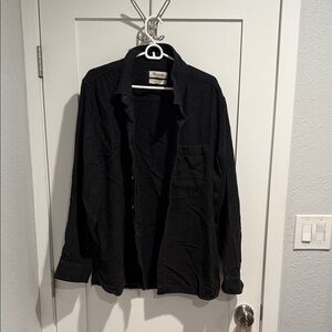 Madewell Men's Black Shirt Jacket